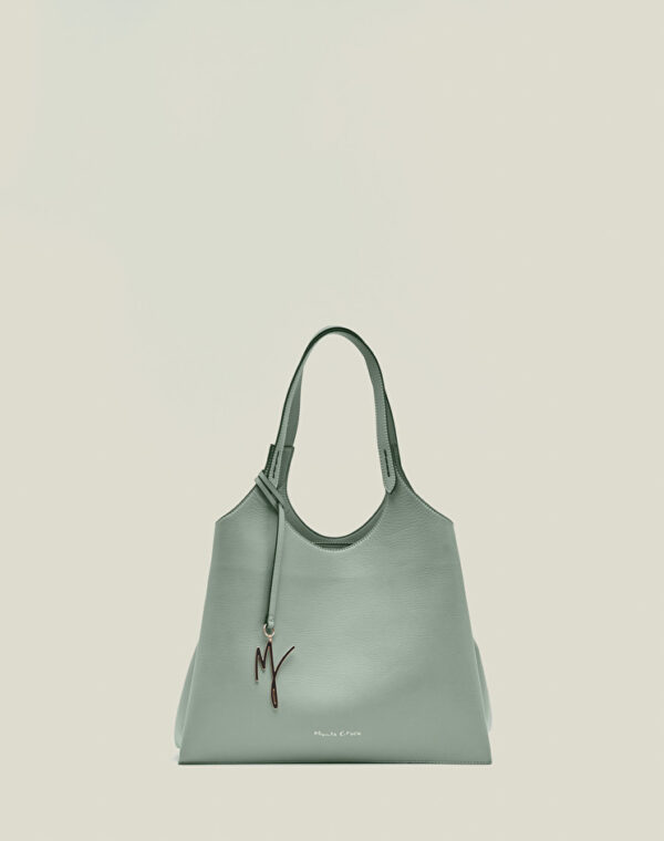 BLOSSOM TOTE BAG IN SOFT FAUX LEATHER MANILA GRACE idees-dimiourgies.gr