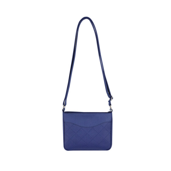 Small Crossbody Bag, Quilted, Blue idees-dimiourgies.gr