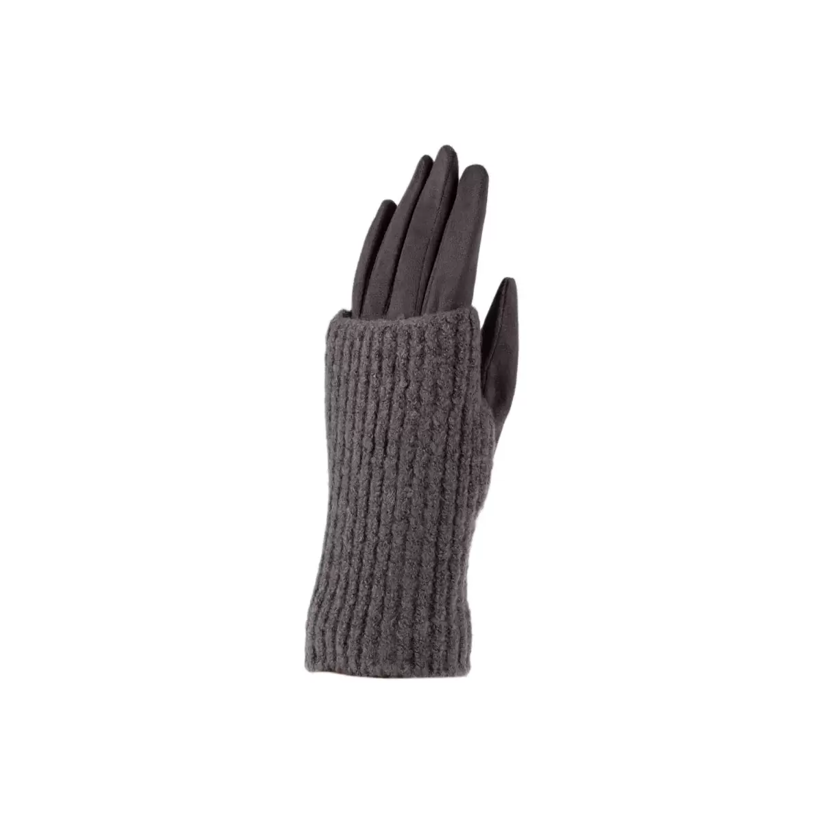 Γάντια διπλά τύπου μάλλινα Μαύρο, Γκρι, Σομόν idees-dimiourgies.gr
