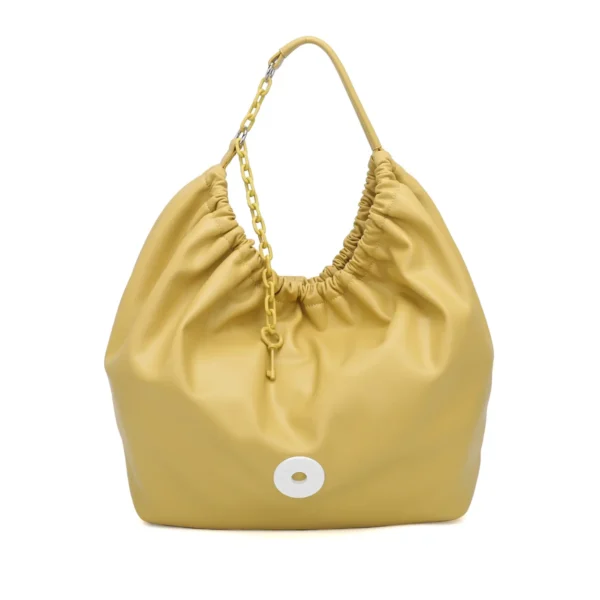 Mirella Big Bag With Charm Le Pandorine lime idees-dimiourgies.gr