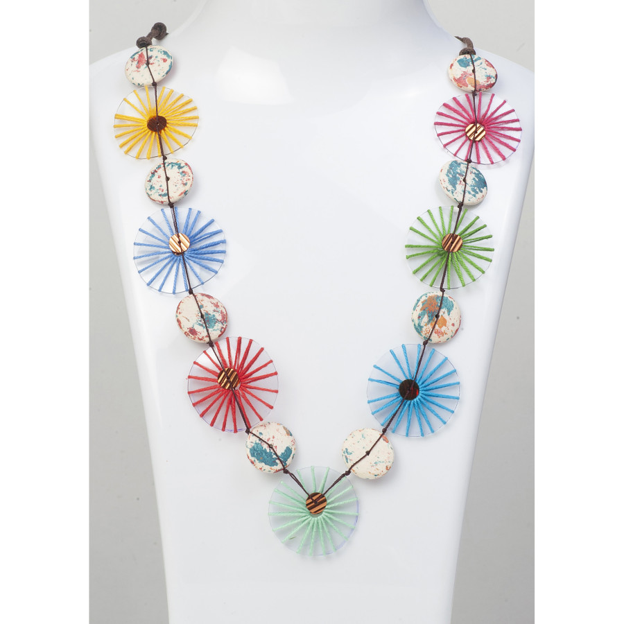 Κολιέ boho chic idees-dimiourgies.gr