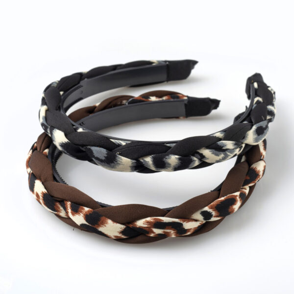 Στέκα μαλλιών animal print Μαύρο, Καφέ idees-dimiourgies.gr