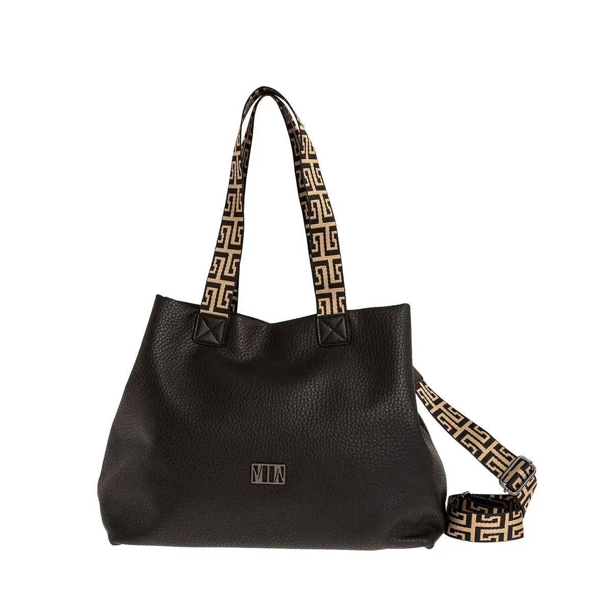 Τσάντα ώμου Tote Bag Μαύρο, Πετρόλ Τσάντα ώμου Tote Bag Μαύρο, Πετρόλ idees-dimiourgies.gr