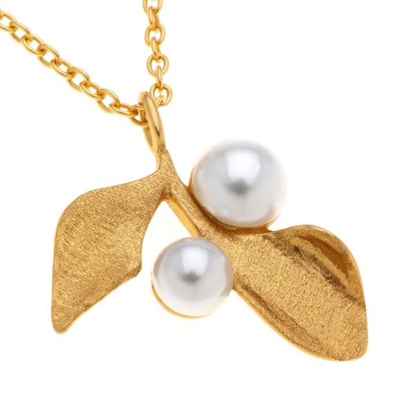 Αλυσίδα για το λαιμό από ασήμι 925ο με φυλλαράκια. idees-dimiourgies.gr