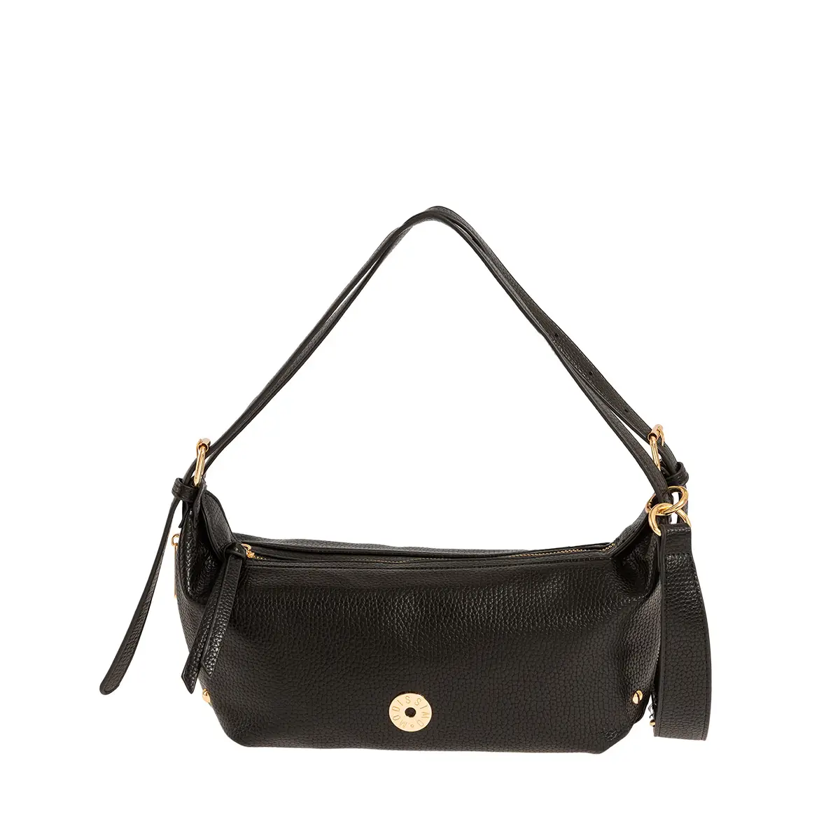 Τσάντα ώμου και χιαστί Croissant Bag Μαύρο, Μπεζ idees-dimiourgies.gr