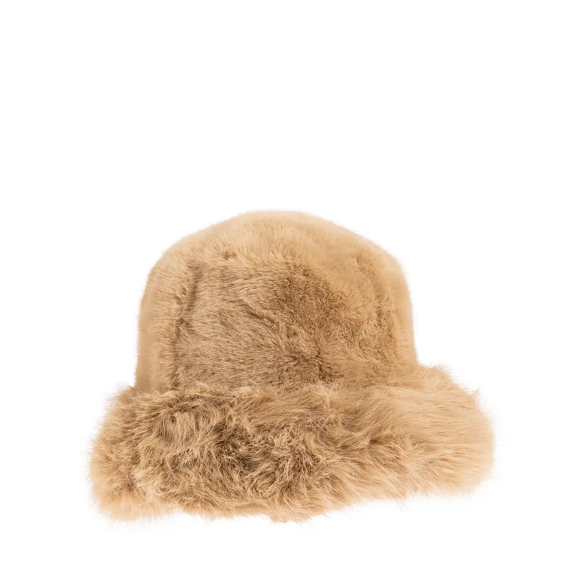 Γούνινο καπέλο Κάμελ, Μαύρο, Μπεζ idees-dimiourgies.gr