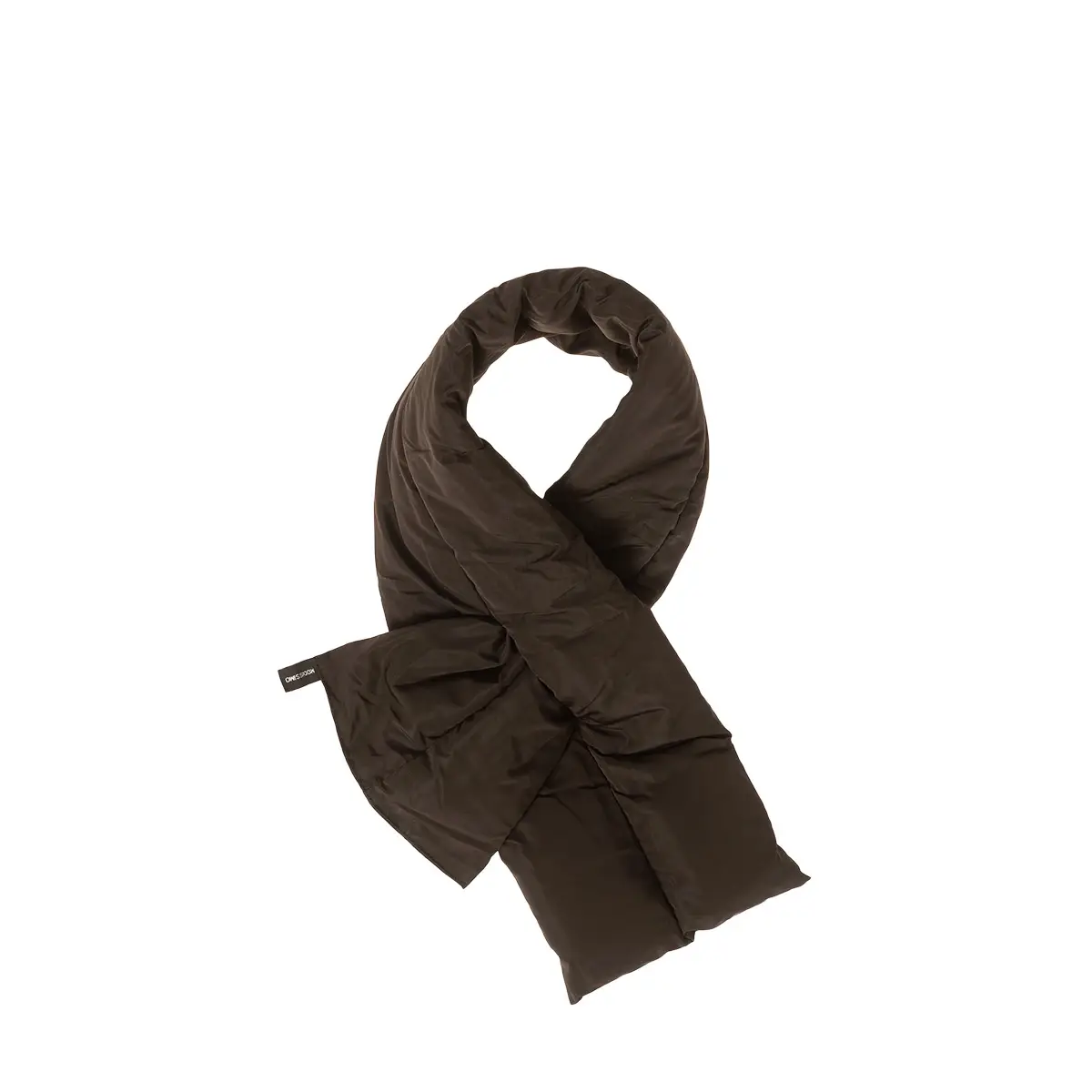 Κασκόλ “Puffer” Μαύρο, Μπεζ idees-dimiourgies.gr