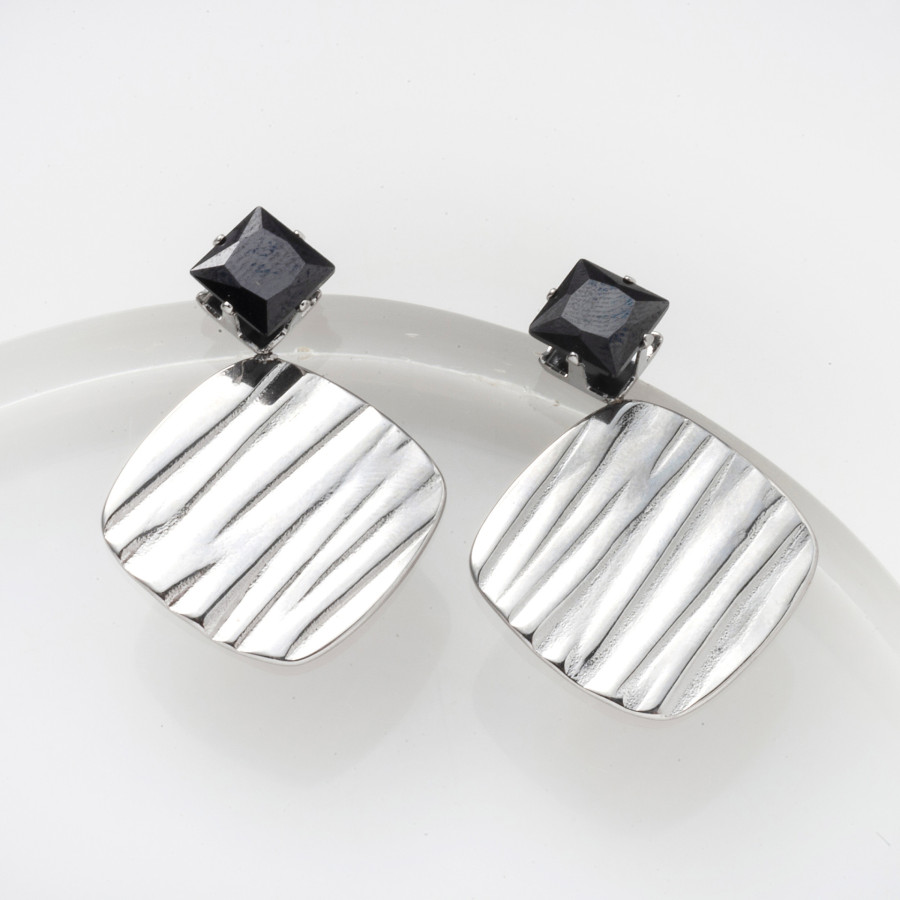 Σκουλαρίκια ατσάλινα statement Ασημί, Χρυσό Σκουλαρίκια ατσάλινα statement Ασημί, Χρυσό idees-dimiourgies.gr