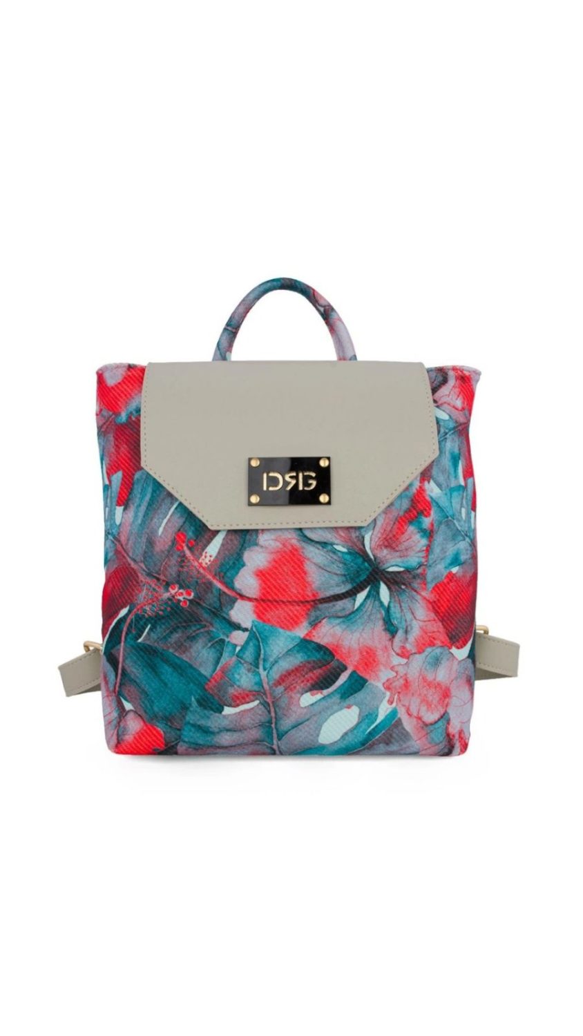 ΓΥΝΑΙΚΕΙΑ ΤΣΑΝΤΑ ΠΛΑΤΗΣ Floral Backpack – De Raggi idees-dimiourgies.gr