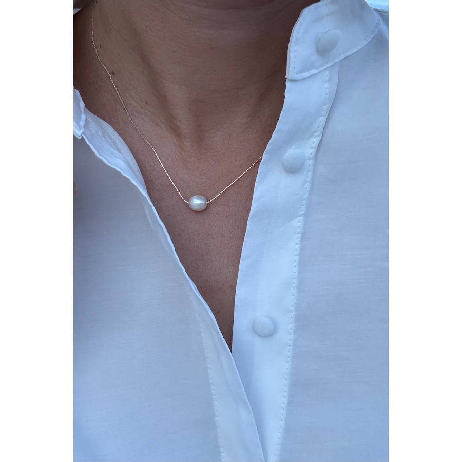 Ατσάλινο κολιέ idees-dimiourgies.gr