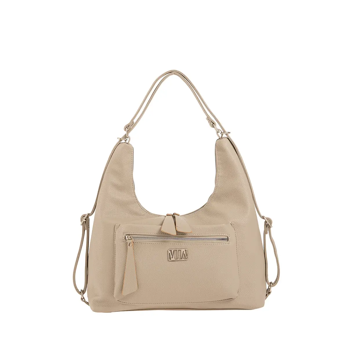 Τσάντα ώμου και πλάτης  Γκρι idees-dimiourgies.gr