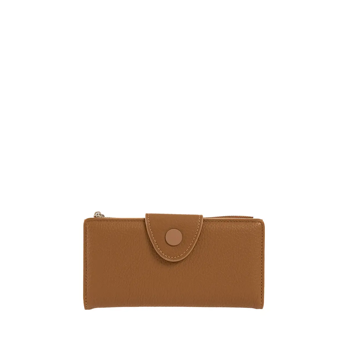 Γυναικείο πορτοφόλι μακρόστενο Σοκολά idees-dimiourgies.gr