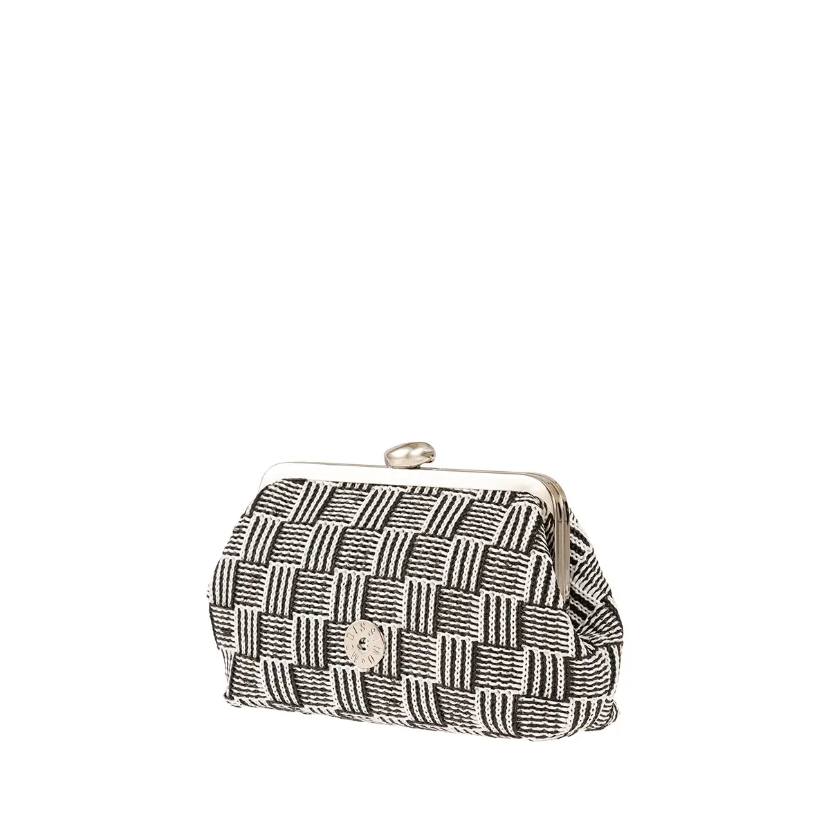 Τσαντάκι clutch ψάθινο Μαύρο/Λευκό Τσαντάκι clutch ψάθινο Μαύρο/Λευκό idees-dimiourgies.gr