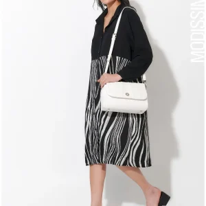 Πουκαμίσα με zebra print ΜΑΥΡΟ