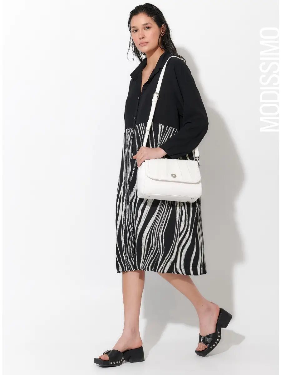 Πουκαμίσα με zebra print ΜΑΥΡΟ idees-dimiourgies.gr