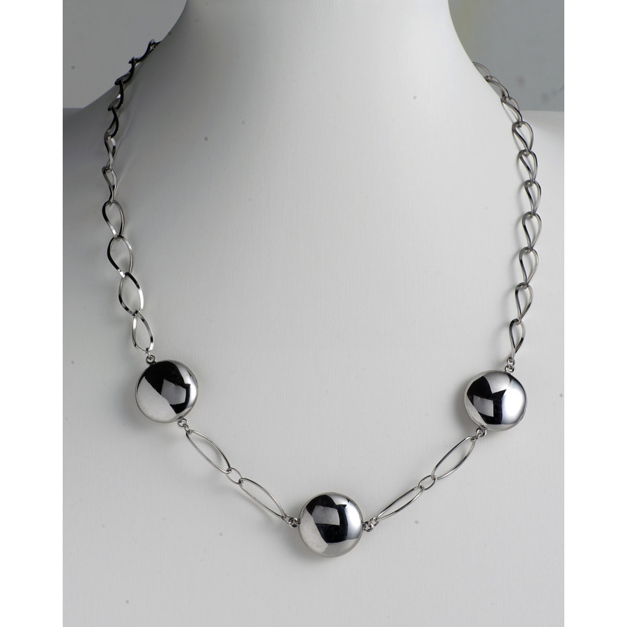 Κολιέ ατσάλινο Sphere Elegance idees-dimiourgies.gr